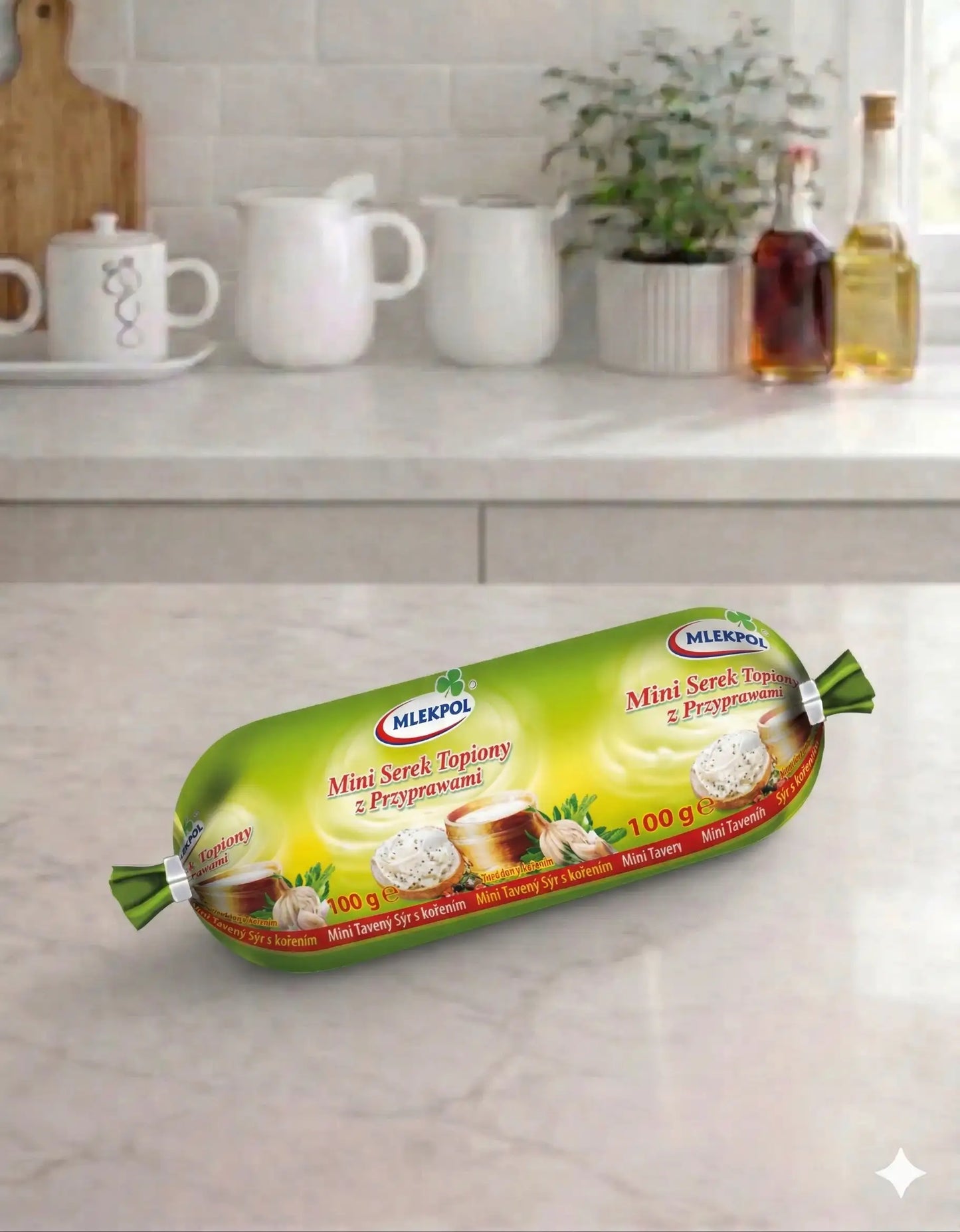 Processed Mini-Cheese Mlekpol with Ham 100g