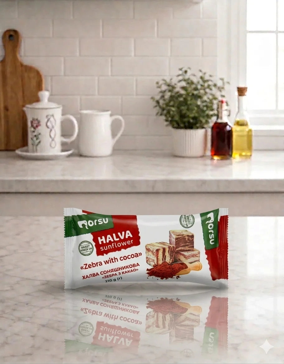 NORSU Zebra Halva with Cocoa, 210g