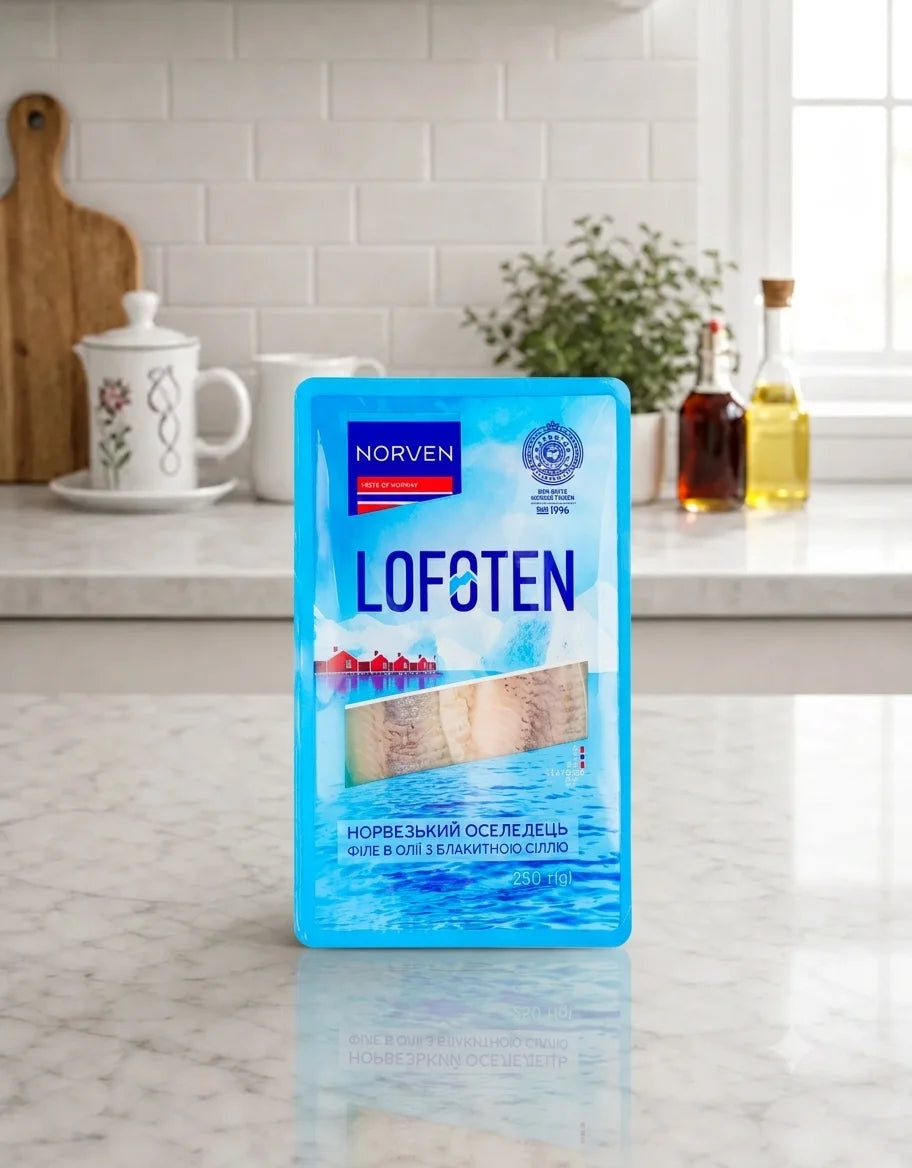 Norven Herring Fillets with Blue Salt 250g