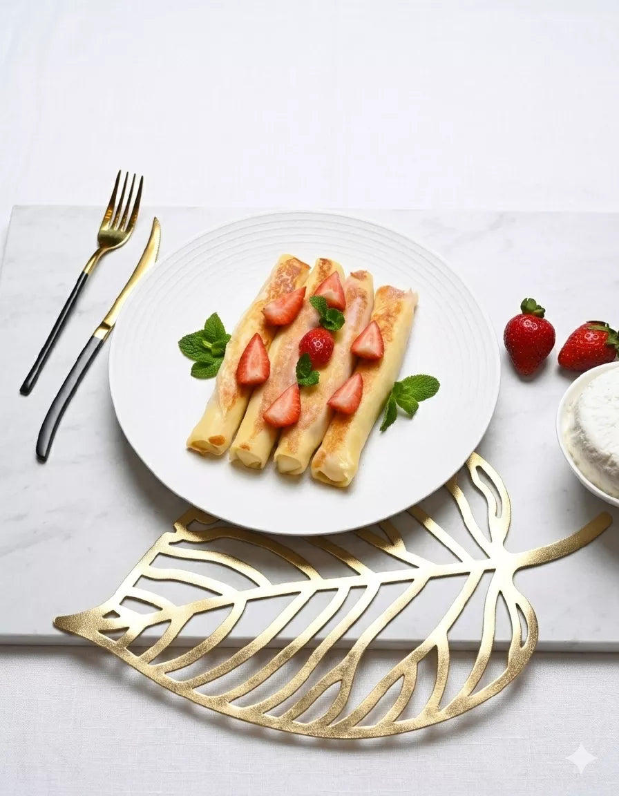 Crepes with Cheese and Strawberry