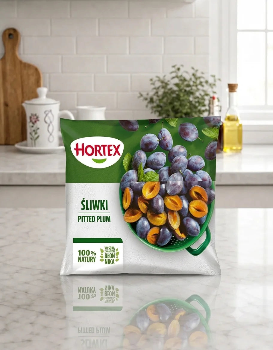 HORTEX Frozen Plums 450g