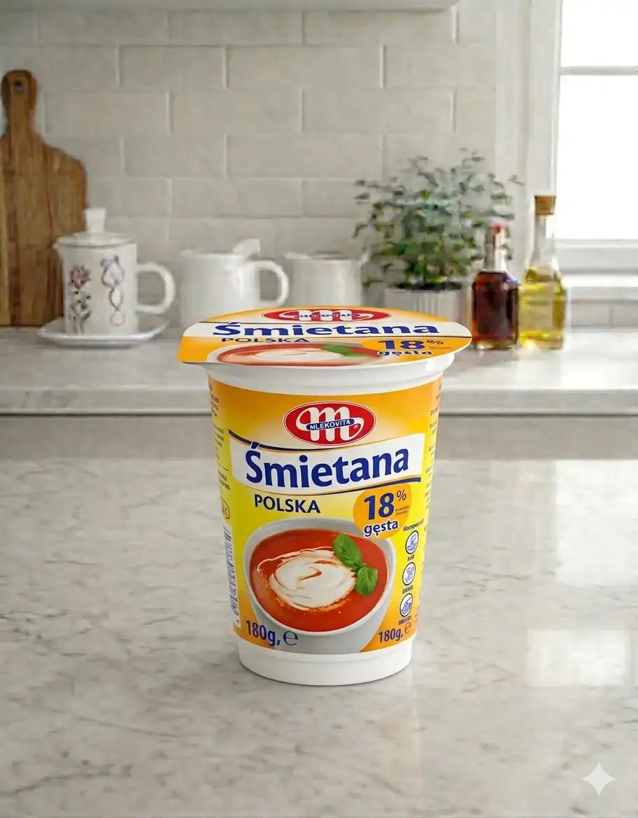Сметана Mlekovita 18% 200г