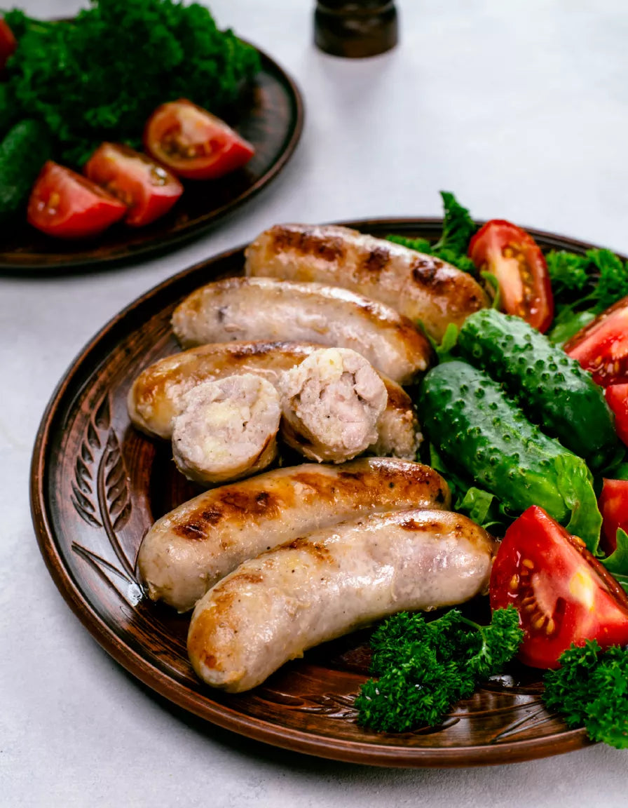 Grilled Chicken Sausage with Cheese