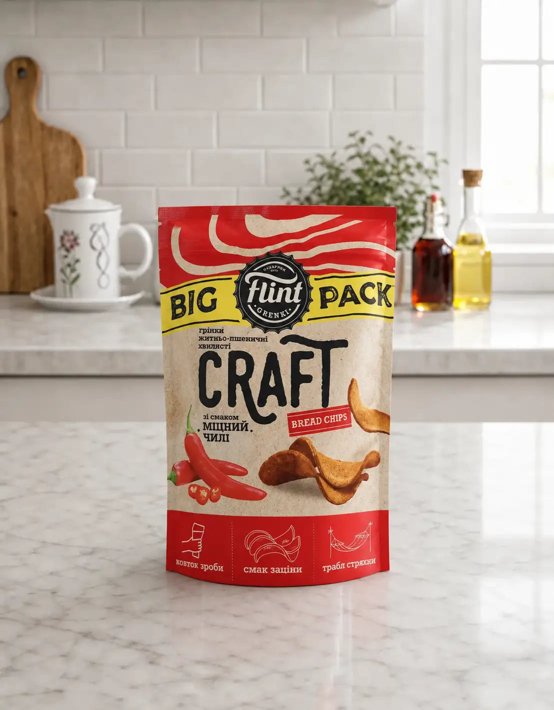 Croutons Craft Extra Hot Chili Flint 130g