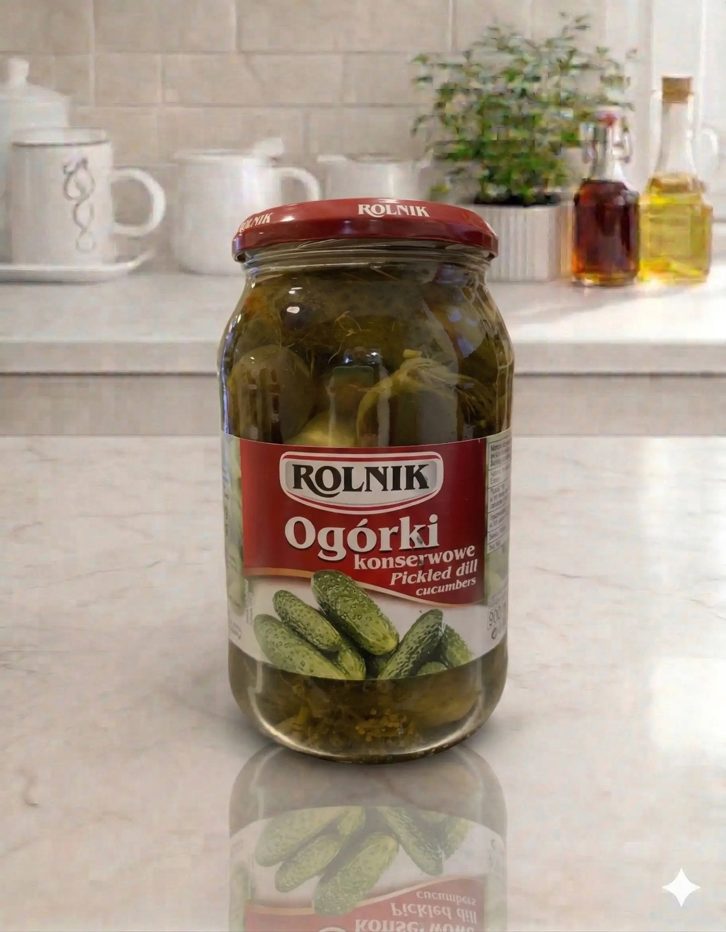 Pickled Cucumbers in Vinegar ROLNIK 850g