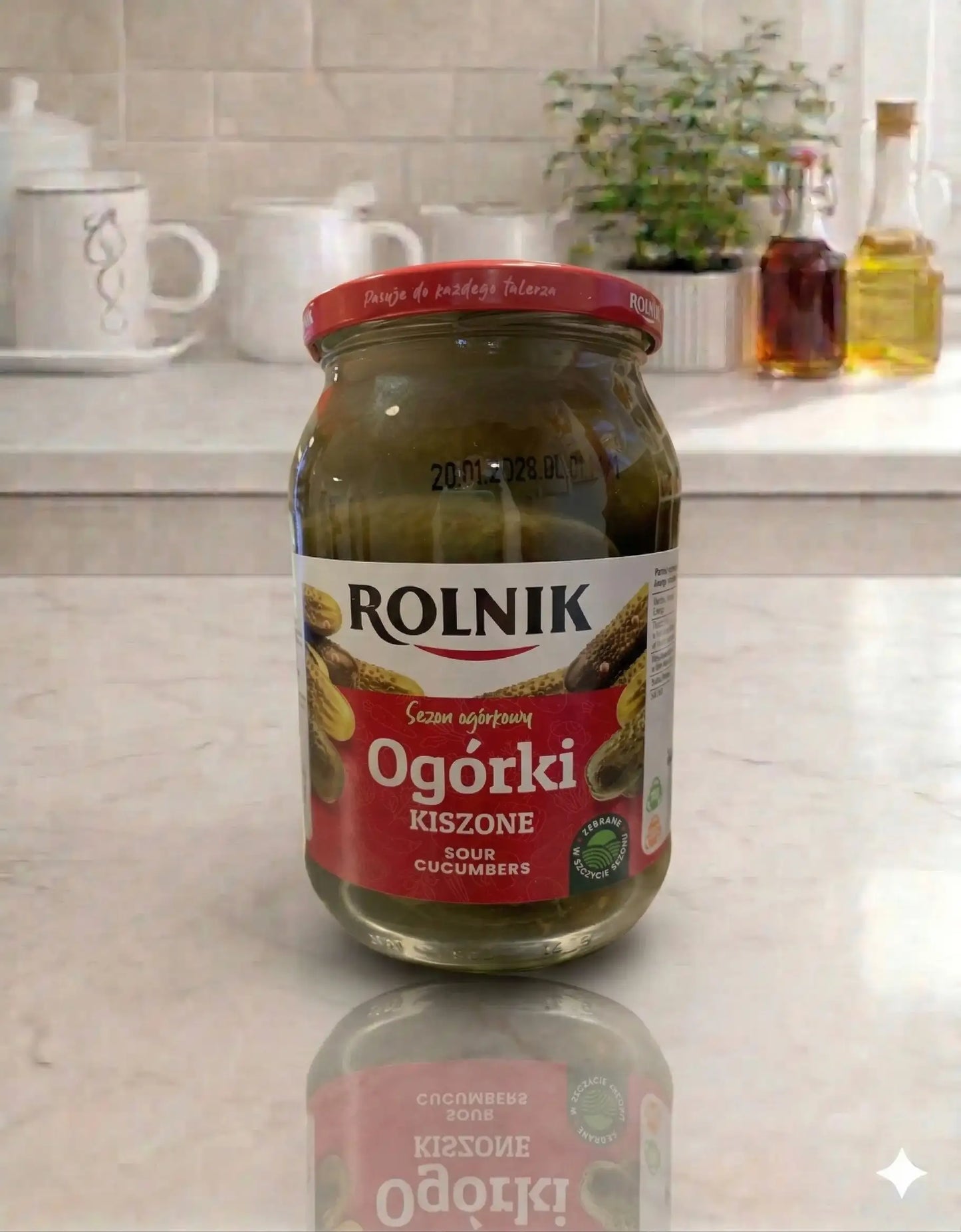 Pickled Cucumbers in Brine ROLNIK 850g