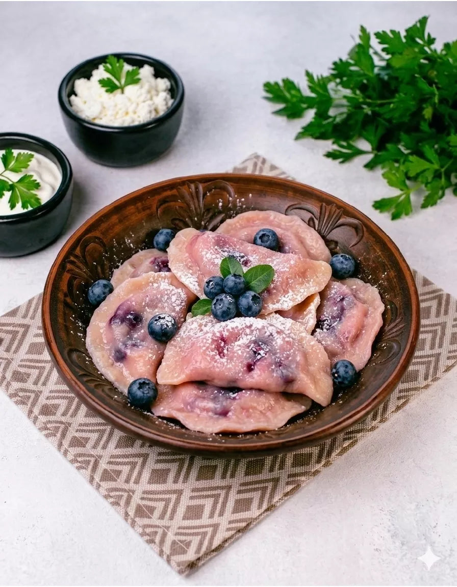 Varenyky with Blueberries