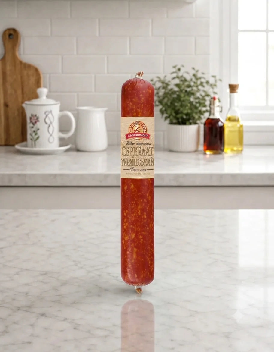 Saltivska "Ukrainian Cervelat" Sausage 300g