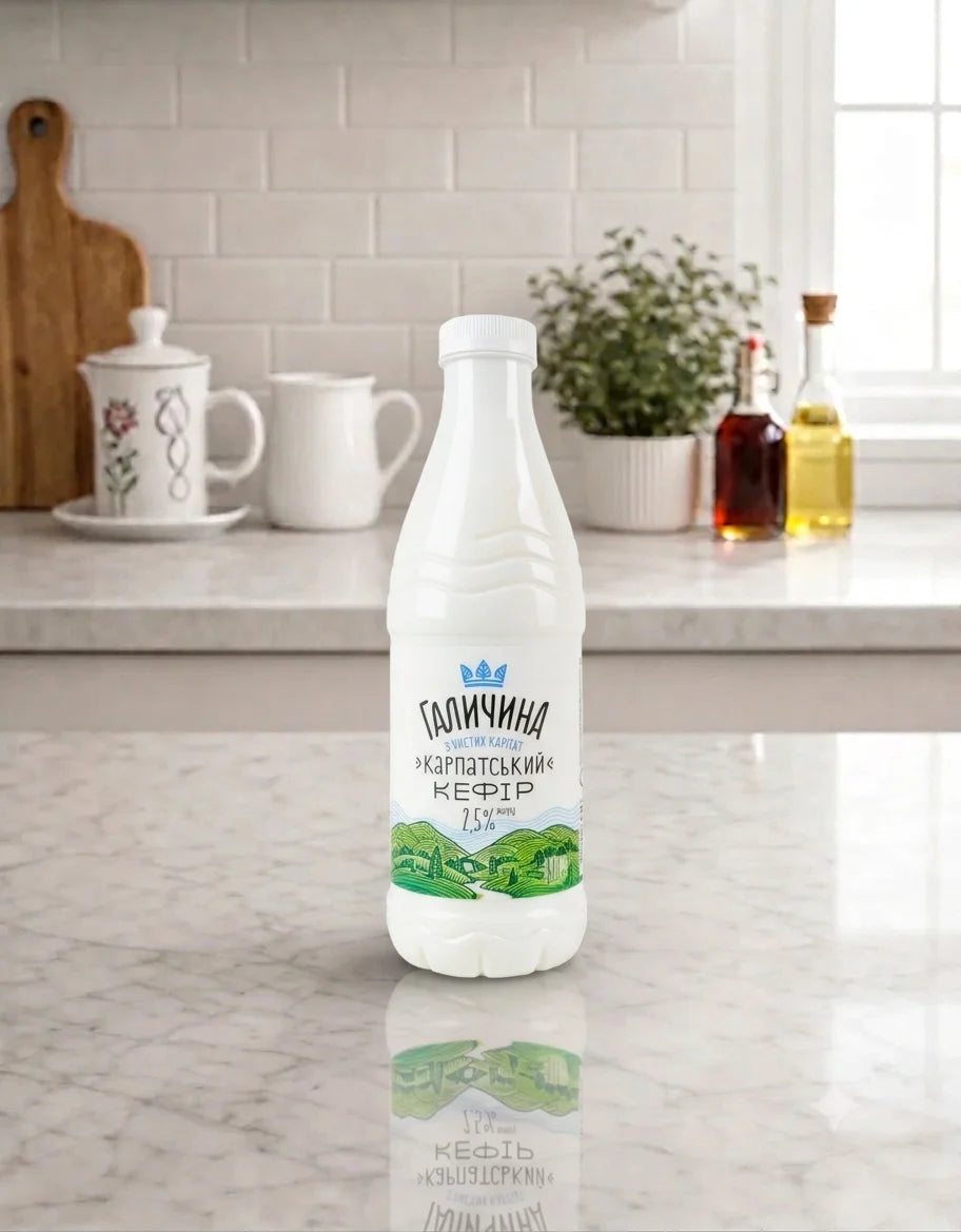 Кефір Галичина "Карпатський" 2.5%, 870 г