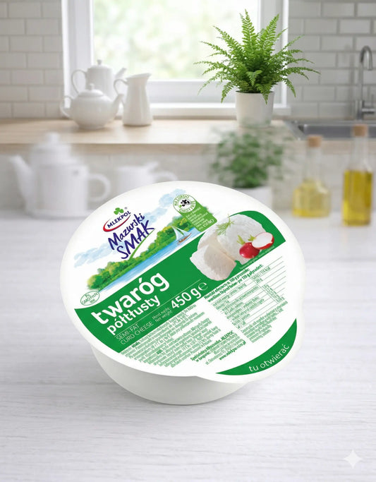 Сир кисломолочний Mazurski Smak 15% 450г