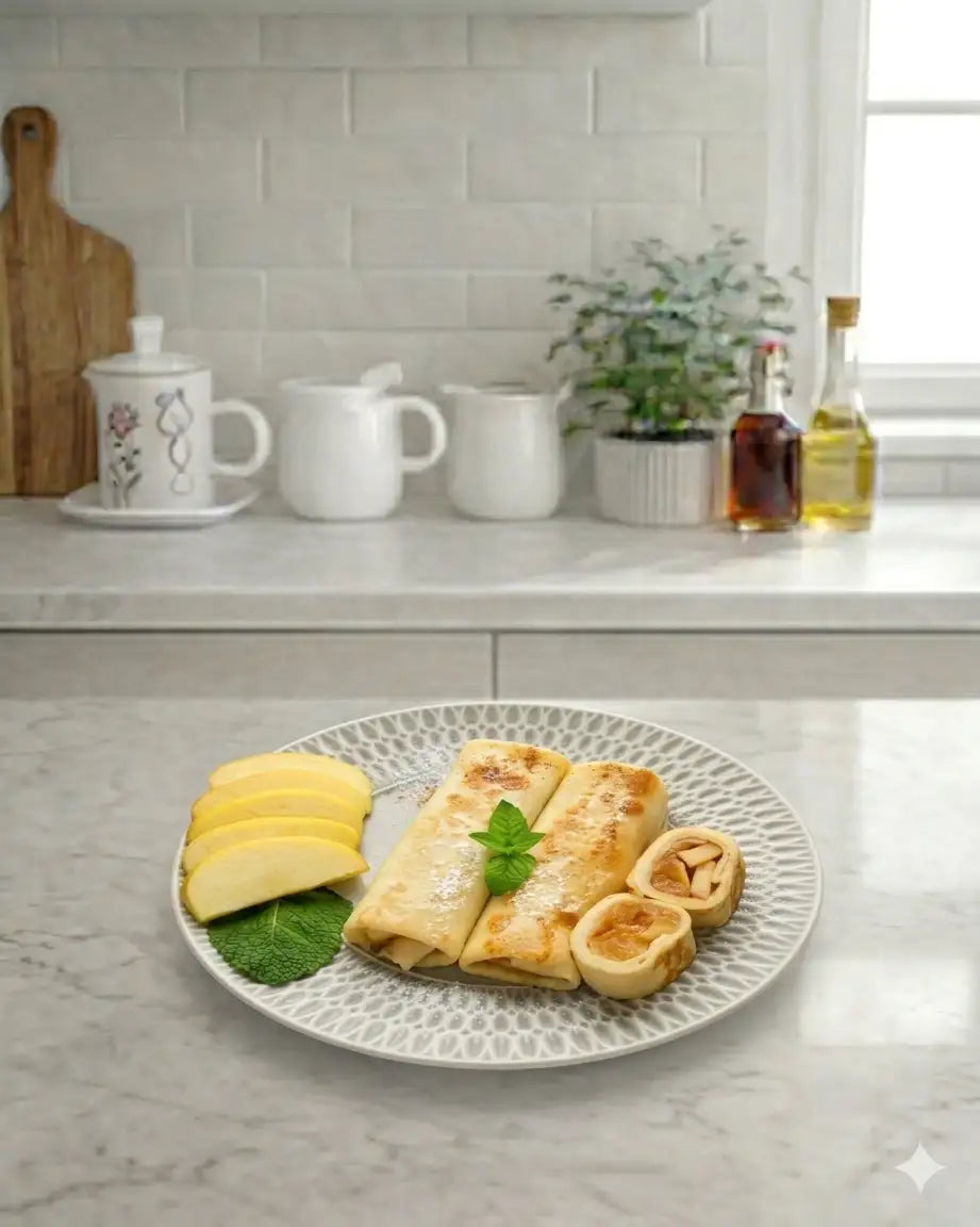 Млинці фруктове асорті (яблуко-кориця, вишня, груша)