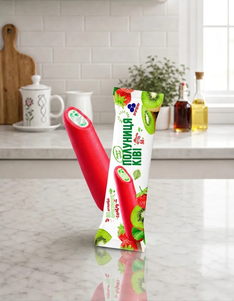 Rud Strawberry & Kiwi Fruit Ice Cream 85 g