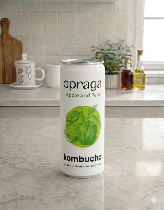 Комбуча Spraga Яблуко & Груша 330 мл