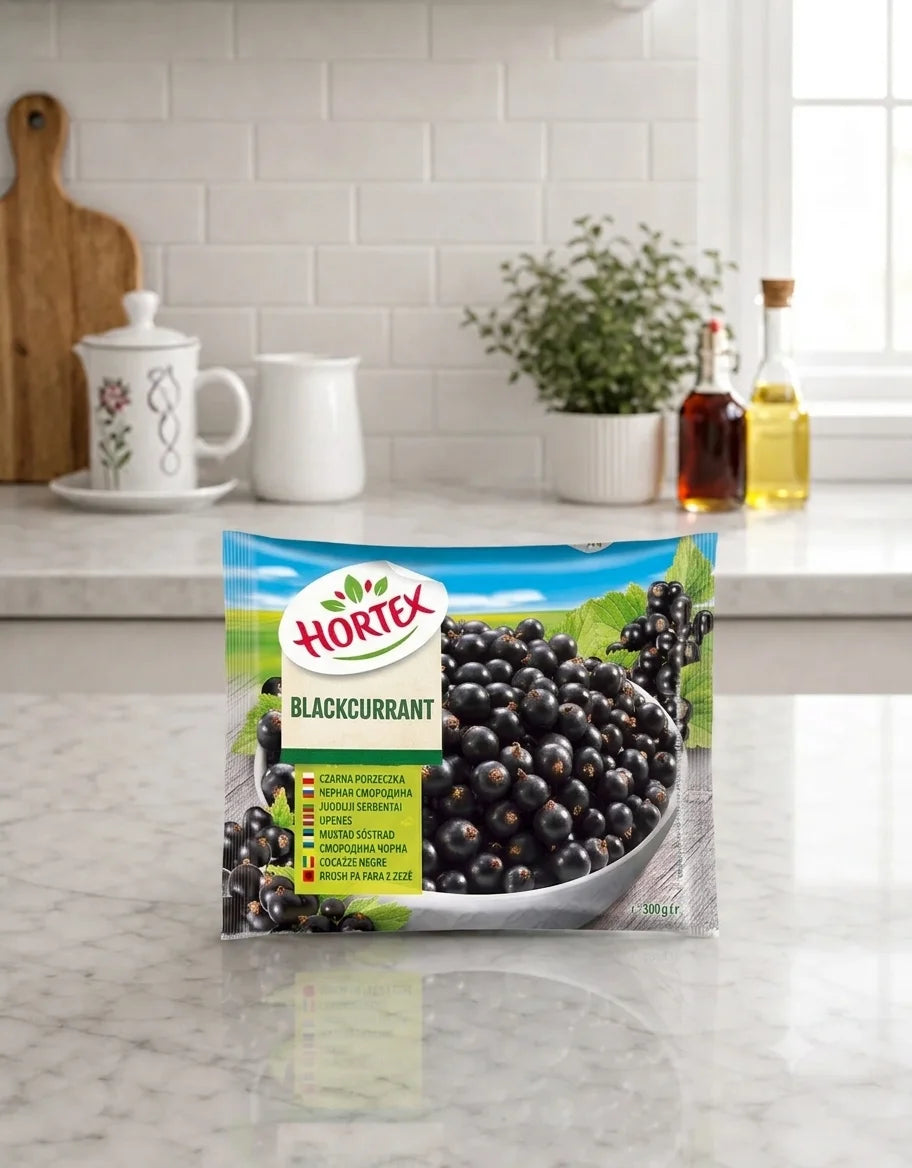 HORTEX Frozen Black Currants 300g