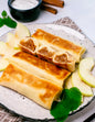 Млинці з карамелізованим яблуком