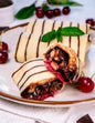 Crepes with Cherry and Chocolate