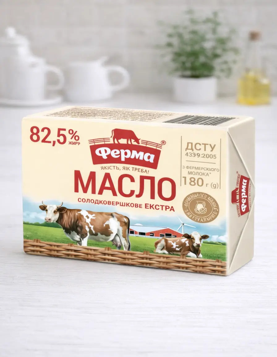 Extra Sweet Cream Butter Ferma 82.5%, 180g