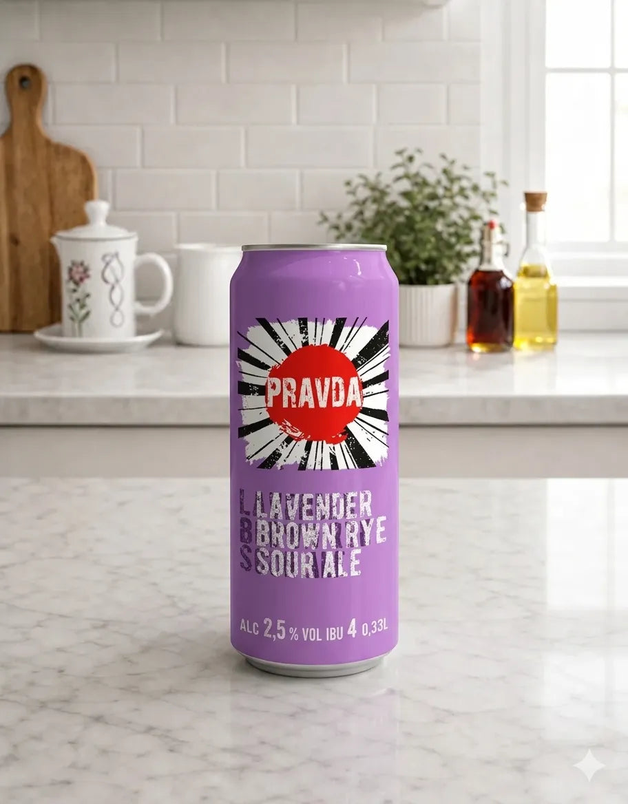 Пиво Pravda Lavender Brown Rye Sour Ale 330 мл