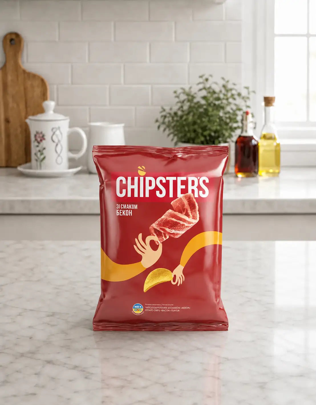 Batatas Fritas Chipster Sabor a Bacon 60g