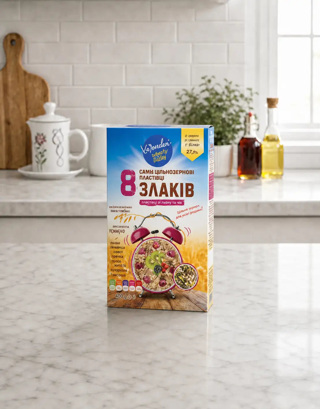 8-Grain Cereal Flakes Mix Khatynka 500g