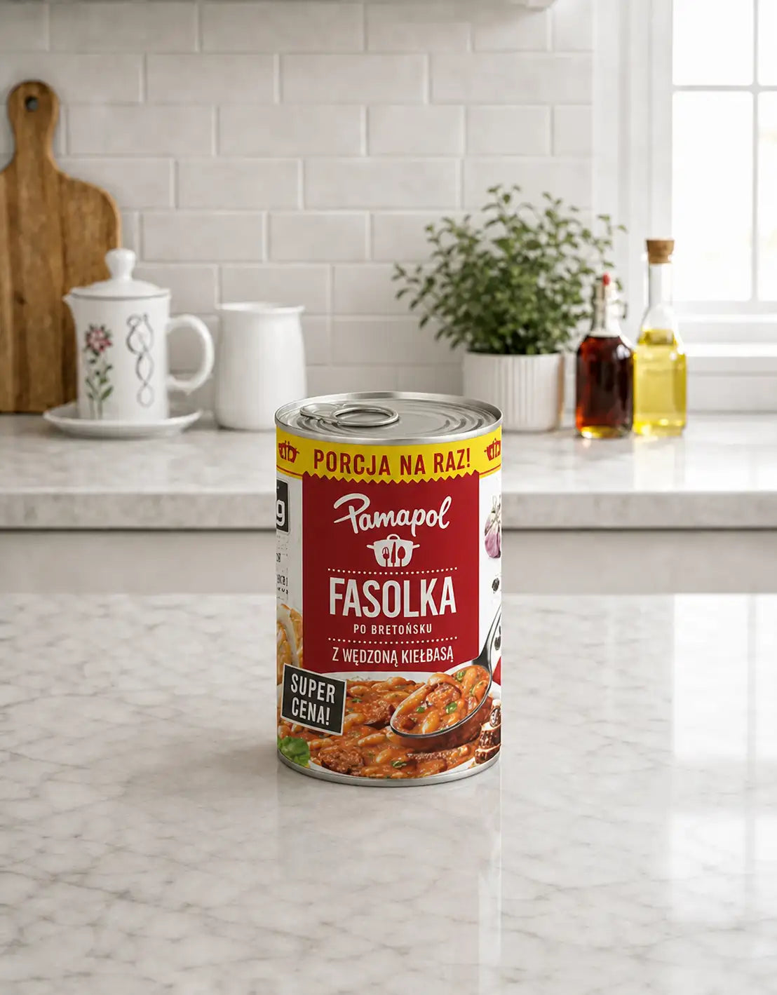 Beans Breton Style with Smoked Sausages PAMAPOL 500g