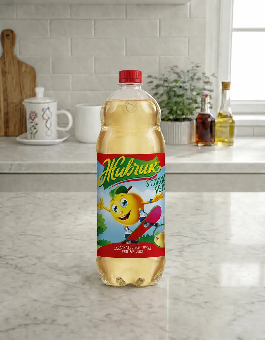 Apple-Flavored Drink Zhyvchyk 2L
