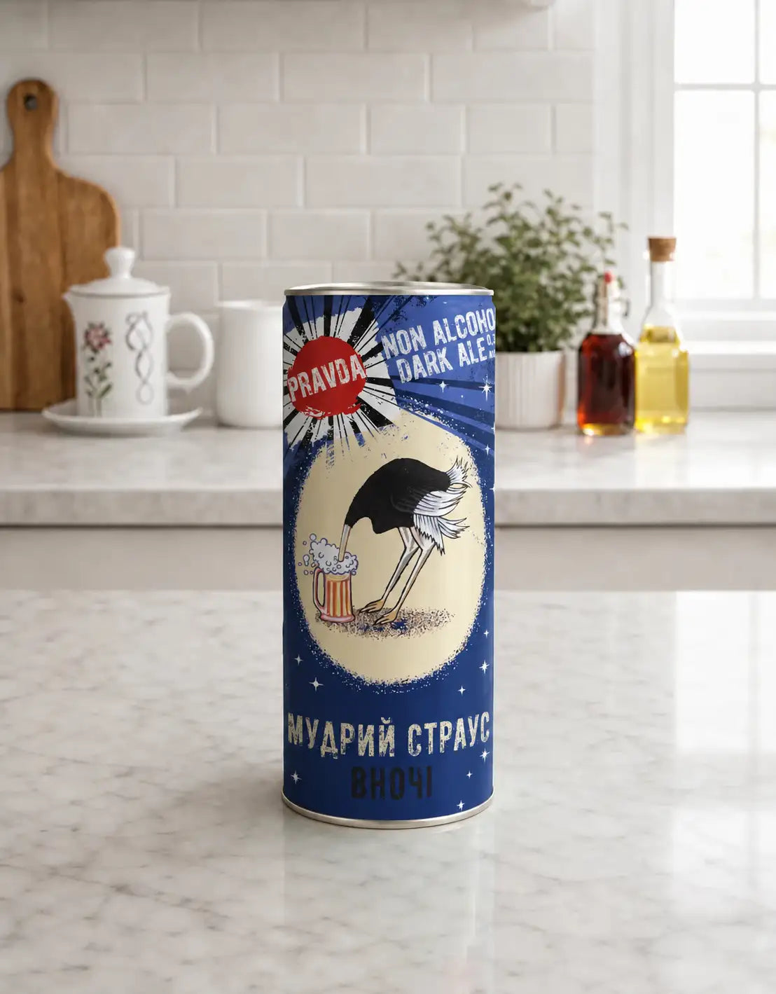 Pravda "Wise Ostrich at Night 0,4%" Beer, 330ml