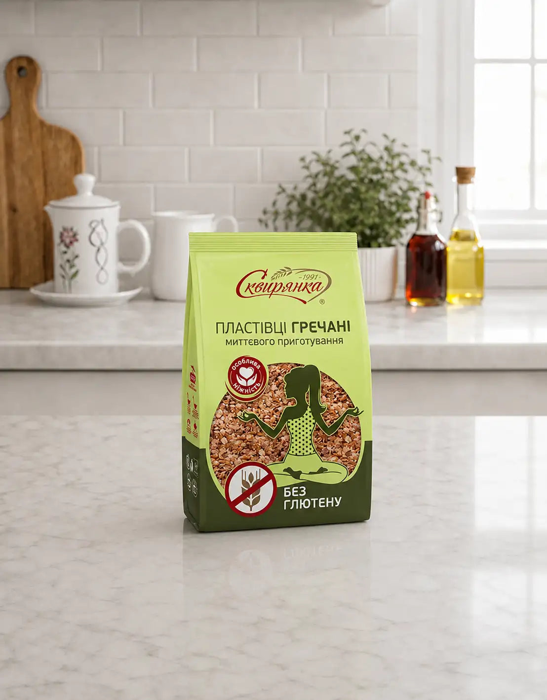 Instant Buckwheat Flakes Skvira 400g